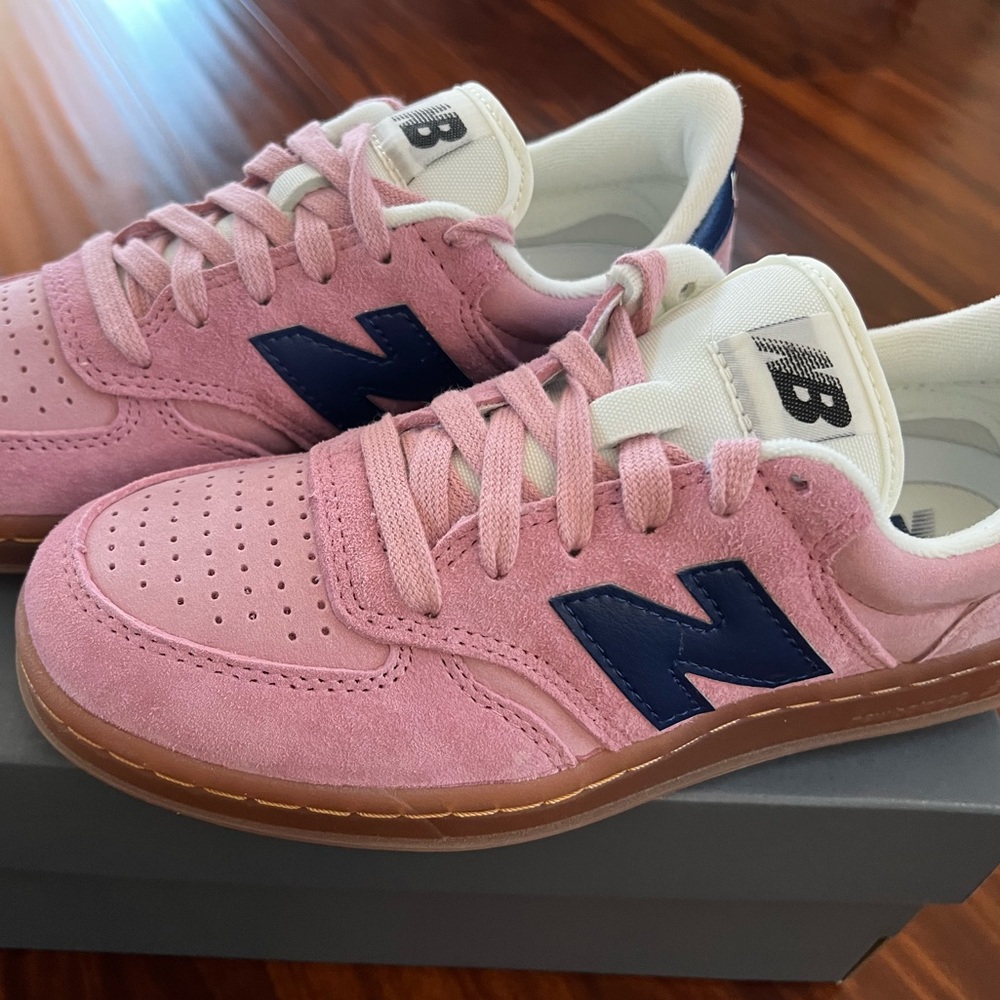 New Balance Women's Pink and Navy Athletic Shoes